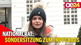 Nationalrat: Sondersitzung zum Impfchaos