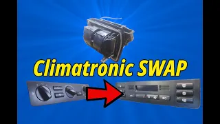 BMW E46 Climatronic retrofit DIY - MANUAL TO AUTO FULL SWAP