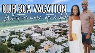 30A VACATION 2023 VLOG | What We Wore, What We Ate & What We Did | Krista Bowman Ruth