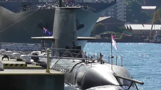 オーストラリア海軍　コリンズ級潜水艦　YOKOSUKA軍港めぐり　フリートウィーク　国際観艦式2022　Royal Australian Navy　 Collins-class submarine