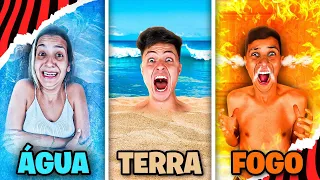 ÁGUA, TERRA, FOGO E AR! - Desafio