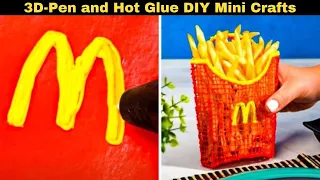 10 Fantastic 3D-Pen and Hot Glue DIY Mini Crafts, DIY Jewelry And Repair Tricks