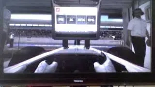 Weird glitch on F1 2010 Ps3 .