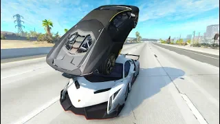 Satisfying Car Crashes Compilation #9 Beamng Drive (Car Shredding Experiments)