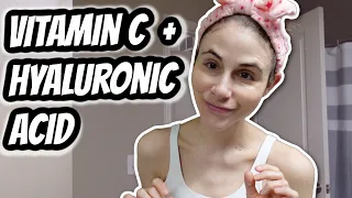 Vlog: Using VITAMIN C AND HYALURONIC ACID | Dr Dray