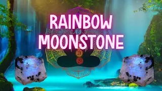Rainbow Moonstone Alchemy - Scalar Energy -  psychic protection - maintain clarity
