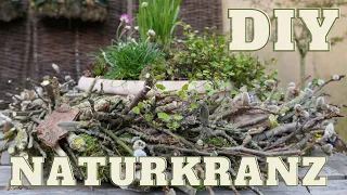 XL Naturkranz | DIY aus alten Ästen | Dekoidee für drinnen & draußen