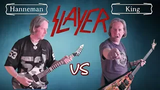 Hanneman VS King (Slayer Guitar Riffs Battle)