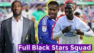 BLACK STARS SQUAD FOR NIGERIA & UGANDA FRIENDLIES NAMED BY OTTO ADDO