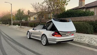 SL65 AMG Convertible Top Operation