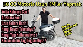 50 cc Motora Sorunsuz Binmek İsteyenler için. Yağ, Kayış, Bakım, Uzun Yol