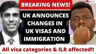 BREAKING NEWS! UK OFFICIAL ANNOUNCE CHANGE IN VISA FEE AND IHS FEE | All visa categories affected!