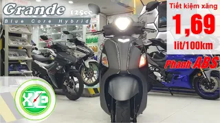 XE & XE | Review Yamaha Grande 125cc ABS 2022 - Phiên bản giới hạn | Xám đen nhám