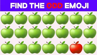 find the odd emoji hard | How Can You Find The Different Emoji Brain Test quiz Challenge | #shorts
