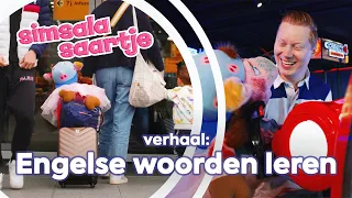 ENGELSE WOORDEN LEREN 🥣🎮🛩️ | SIMSALA SAARTJE 🐽 | Educatieve kleutertelevisie | Engelse taal