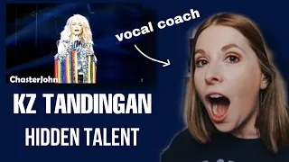 Vocal Coach reacts to KZ "Hidden Talent"