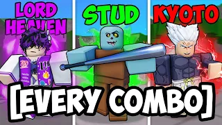 i Learned EVERY COMBO for EVERY MOVESET in Roblox The Strongest Battlegrounds..