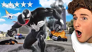 Playing As VENOM In GTA 5.. (RAMPAGE)