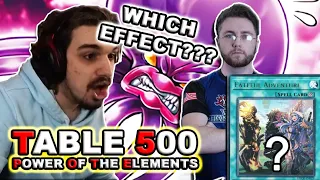 TABLE 500! DKAYED VS CODER, INFINITE LOOPS, REPTILES, YAJIRO & MORE! | Power of the Elements Format