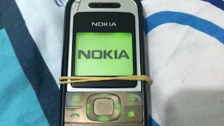 Nokia 1200 Power on/Turning off w/ Low battery sound.