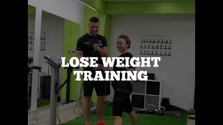 Lose weight training EMS!