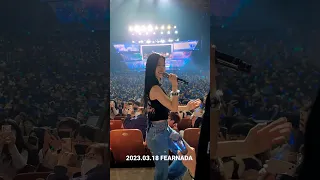 르세라핌 팬 콘서트 FEARNADA 카즈하 초근접샷