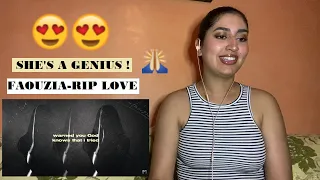 THIS SONG IS SO GOOD ! Faouzia - RIP, Love (Official Lyric Video) REACTION