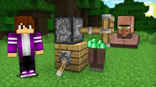 ГДЕ ЖИТЕЛИ ПРЯЧУТ СВОИ ИЗУМРУДЫ В МАЙНКРАФТ 100% троллинг ловушка minecraft