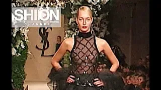 YVES SAINT LAURENT Haute Couture Spring Summer 2001 Paris - Fashion Channel