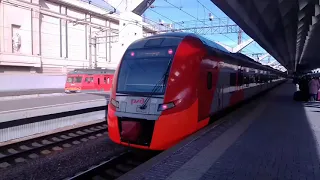 St.Petersburg to Veliky Novgorod by train. 15.04.2021. Из Петербурга в Новгород на поезде.