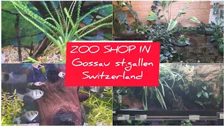 Zoo Shop in St.gallen Switzerland/Aquarium shop in Switzerland.Shop visit vlog