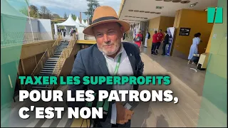 Taxer les superprofits ?  On est allés au MEDEF et c’est pas gagné