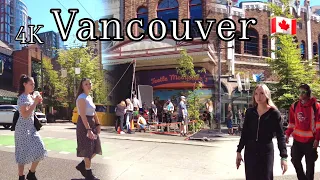 [4K] 🇨🇦 Downtown Vancouver Walking Tour, British Columbia, Canada. May 2024