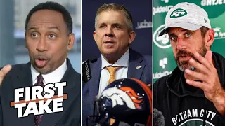 FIRST TAKE | Stephen A. reacts to Aaron Rodgers torching Sean Payton over Nathaniel Hackett comments