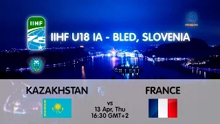 KAZ vs FRA U18 WM IIHF IA #Game14 #IIHFIAWMU18