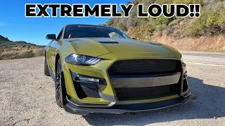 POV Canyon Driving with EXTREMELY LOUD Burble Tuned 2020 Mustang GT w/ Corsa Exhaust