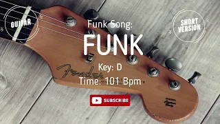 Funky groove Guitar Backing Track Jam in D