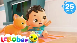 3 Little Kittens - Lellobee | Kids Songs & Nursery Rhymes | Animal Songs For Kids | ABCs 123s