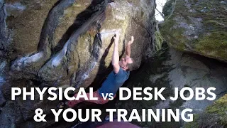 Vlog #12 Training + physical vs desk jobs