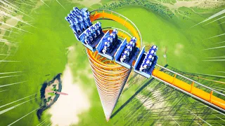 The Worlds Most INSANE Stand Up Roller Coaster... In Planet Coaster!