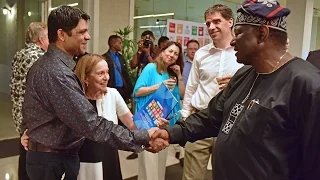 Acting Fijian Prime Minister co-host reception of visiting senior officials of United Nation.