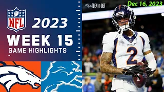 Broncos vs Lions FULL GAME Week 15 | NFL Highlights 12/16/2023