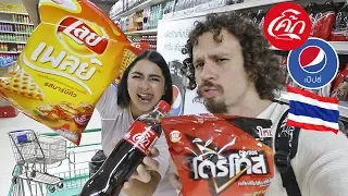 Visitando un supermercado en TAILANDIA 🇹🇭 No entendimos NADA!