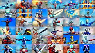 【ゼットヒート4弾 全必殺技集】NからURまでの全56種類 ウルトラマン◆フュージョンファイト ULTRAMAN Fusion Fight