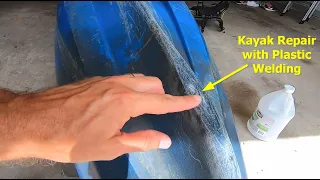 Repair Plastic Kayaks with Deep Gouges, Cracks, and Holes Inexpensively!