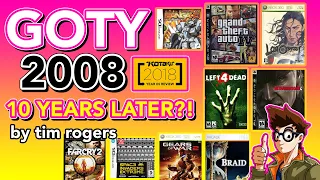 The Best Games Of 2008: Ten Years Later