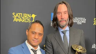 KEANU REEVES w/ TYRONE TANN - 51st Annual SATURN AWARDS