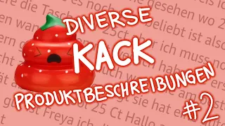 Diverse Kack Produktbeschreibungen #2