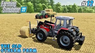 Making straw bales, planting corn, picking up stones | The Old Stream Farm | FS 22 | Timelapse #12