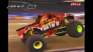 Monster jam Pontiac silver dome 2006 highlights on speed for the last time ever